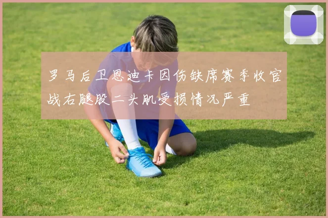 罗马后卫恩迪卡因伤缺席赛季收官战右腿股二头肌受损情况严重